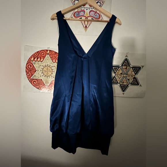 Designer London Times Satin-Silk party dress 💕 - Picture 3 of 12